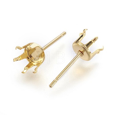 304 Stainless Steel Stud Earring Findings STAS-P221-20D-G-1