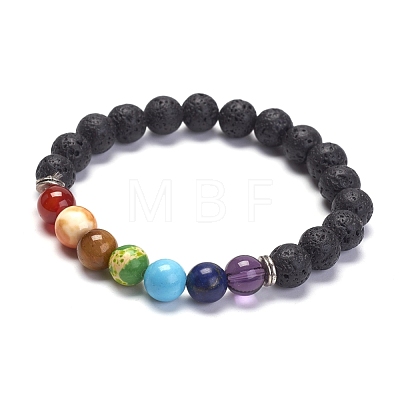 Yoga Chakra Jewelry X-BJEW-K142-A-1