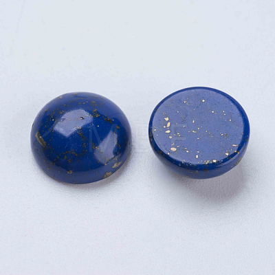 Synthetic Lapis Lazuli Cabochons X-G-F541-05-10mm-1