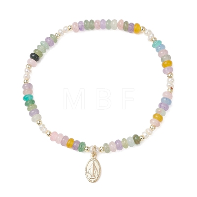 04 Stainless Steel Charm Bracelets BJEW-JB13091-01-1