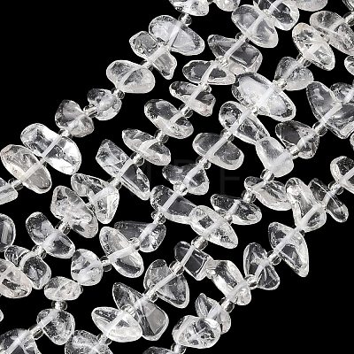 Natural Quartz Crystal Beads Strands G-P619-A01-01-1