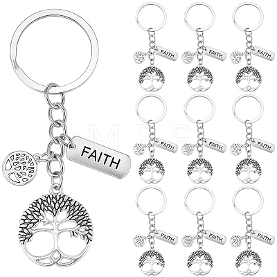 20Pcs Alloy Keychains KEYC-SC00050-1
