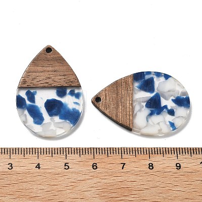 Resin and Walnut Pendants FIND-R051-15-1