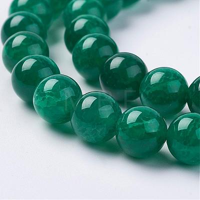 Natural Crackle Agate Beads Strands G-D868-8mm-02-1