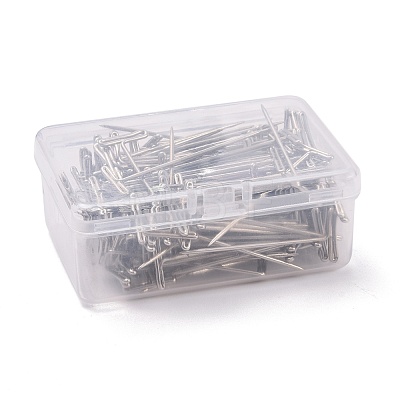 Non-Tarnish Nickel Plated Steel T Pins for Blocking Knitting FIND-D023-01P-04-1