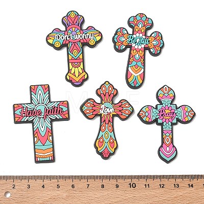 Mexico Theme Inspirational Quotes PVC Plastic Cabochons PL-CBAEA65-06-1