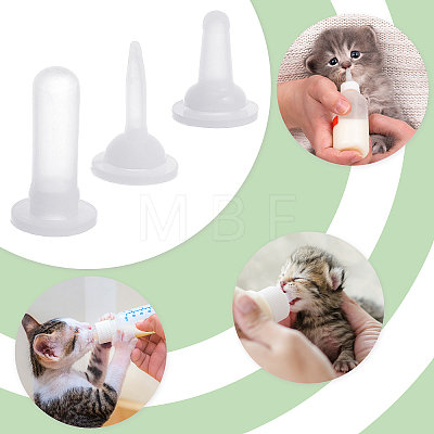 Silicone Baby Pet Feeding Nipple Sets AJEW-WH0252-04-1