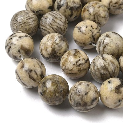 Natural Feldspar Beads Strands G-F818-A06-14mm-01-1