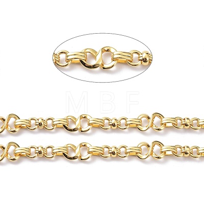 Brass Figaro Chain CHC-D028-17G-1