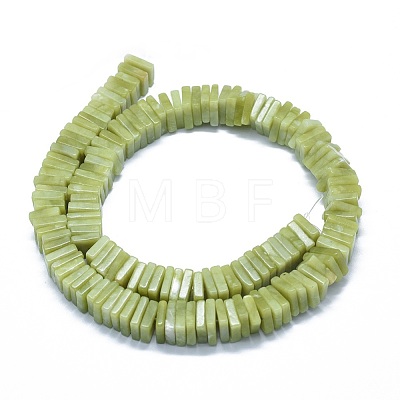Natural Xinyi Jade/Chinese Southern Jade Beads Strands G-F631-I05-1