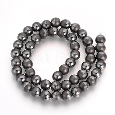 Non-magnetic Synthetic Hematite Beads Strands G-Q943-34-1
