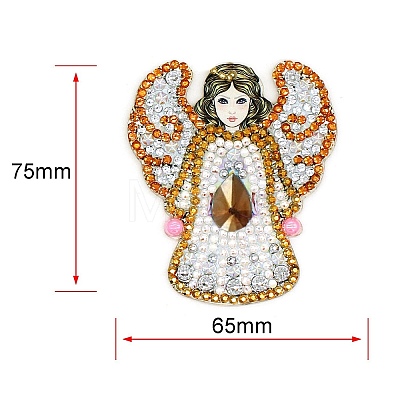 Angel DIY Diamond Painting Keychain Kits PW-WGE336E-01-1