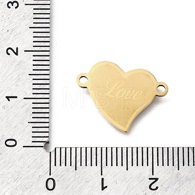 201 Stainless Steel Connector Charms STAS-B143-03D-G-1