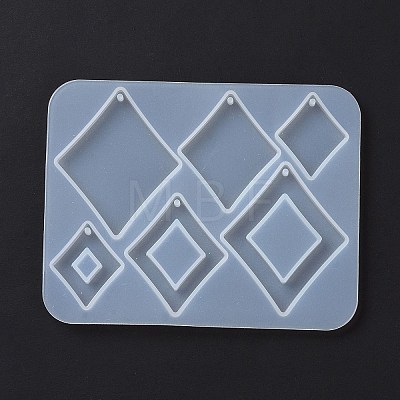 DIY Playing Card Theme Pendants Silicone Molds DIY-C076-01A-1