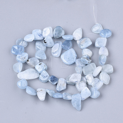 Natural Aquamarine Beads Strands G-S363-010-1