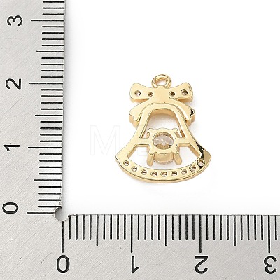 Brass Micro Pave Cubic Zirconia Pendants LS-KK-H521-02C-G-1