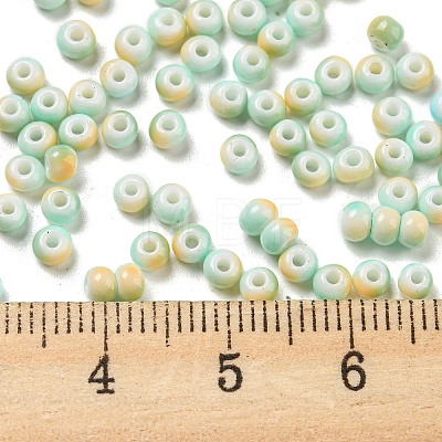 Two Tone Opaque Colours Glass Seed Beads SEED-E005-02B-1