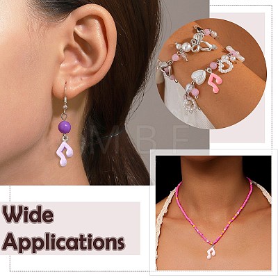 40Pcs Opaque Resin Pendants RESI-CJ0005-30-1