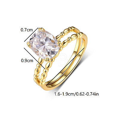 Elegant S925 Sterling Silver Cubic Zirconia Oval Couple Rings for Engagement Party QX1458-3-1