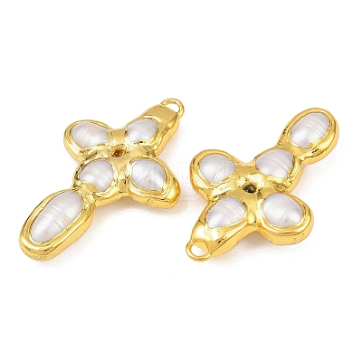 Natural Pearl Pendants KK-H516-21G-1