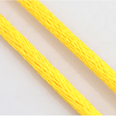 Macrame Rattail Chinese Knot Making Cords Round Nylon Braided String Threads NWIR-O002-09-1