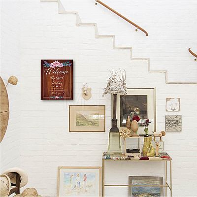 MDF Wooden Hanging Wall Decorations DIY-WH0266-006-1