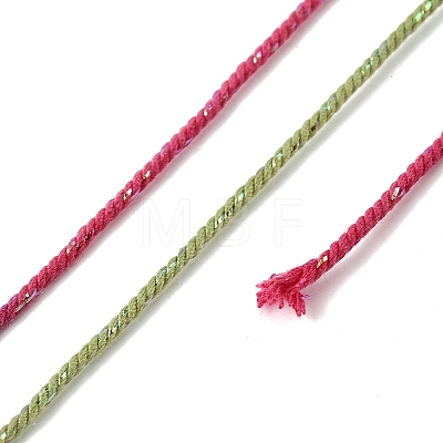 30M Segment Dyed Cotton & Metallic String Threads OCOR-F018-01I-1