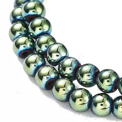 Synthetic Magnetic Hematite Beads Strands G-P545-K01-01E-1