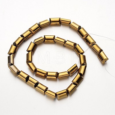 Electroplate Non-magnetic Synthetic Hematite Beads Strands G-F300-02-1