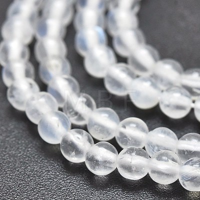 Natural Rainbow Moonstone Beads Strands G-K305-05-A-1