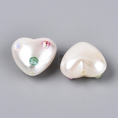 ABS Plastic Imitation Pearl Beads SACR-T017-79A-1