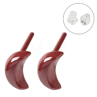 Hypoallergenic Bioceramics Zirconia Ceramic Stud Earrings EJEW-F340-08-1