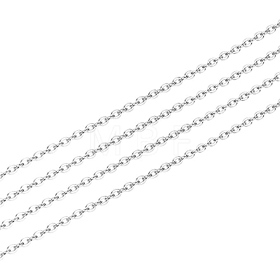 925 Sterling Silver Cable Chain STER-WH0011-04S-1