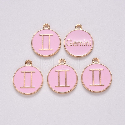 Alloy Enamel Pendants ENAM-S124-01B-09I-1