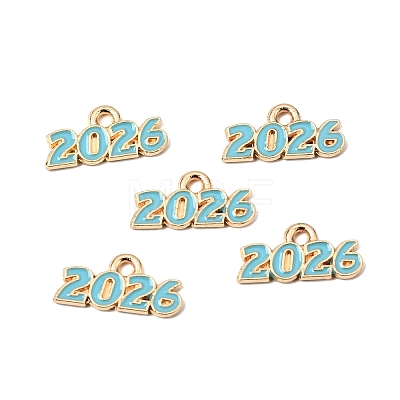 Alloy Enamel Pendants ENAM-D319-01KCG-03-1