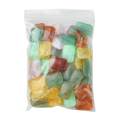 50Pcs Opaque Acrylic Beads MACR-FS0002-50-1