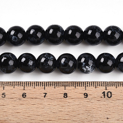 Baking Paint Glass Beads Strands DGLA-N003-10mm-A10-1