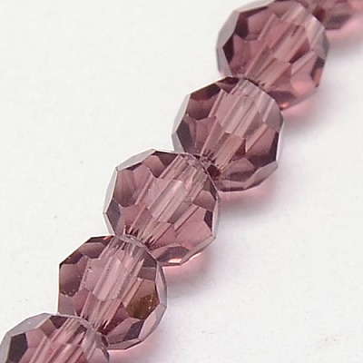 Glass Beads Strands EGLA-J042-8mm-06-1