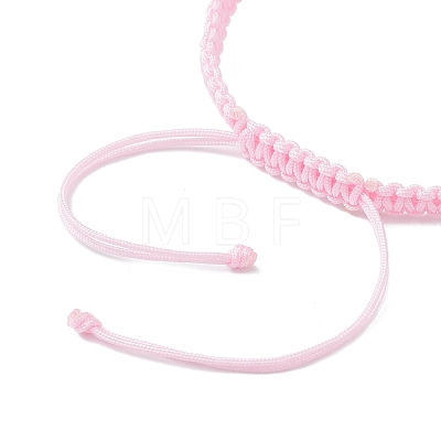 Nylon Thread Braided Bead Adjustable Bracelets BJEW-JB09769-02-1