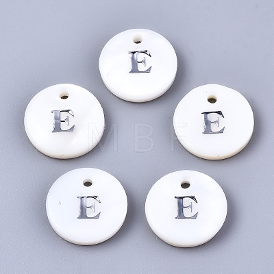 Natural Freshwater Shell Pendants SHEL-Q018-01A-E-P-1