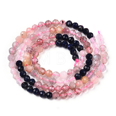 Natural Mixed Gemstone Beads Strands G-D080-A01-02-30-1