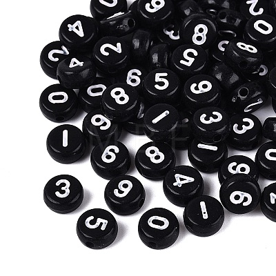 Opaque Acrylic Beads SACR-Q001-12C-1
