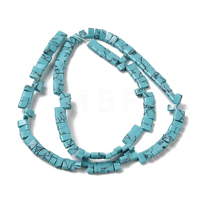 Synthetic Turquoise Beads Strands G-Z045-A24-01-1