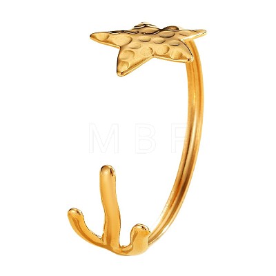 304 Stainless Steel Cuff Bangles WG59847-02-1