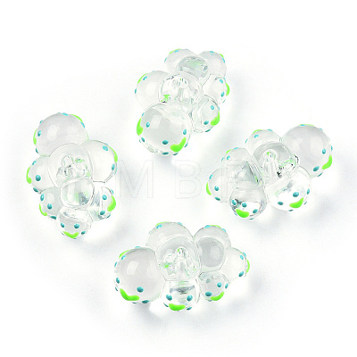 Transparent Acrylic Beads ACRC-T012-01-C01-1