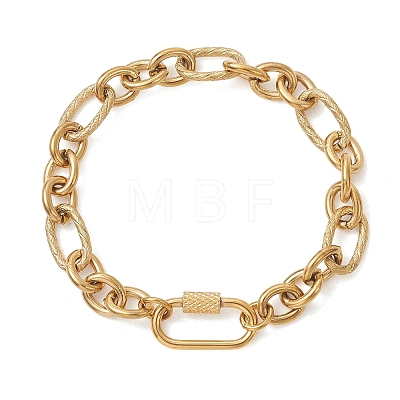 304 Stainless Steel Singapore Chains Bracelets for Women BJEW-JB14064-1
