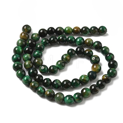 Dyed Natural Tiger Eye Beads Strands X-G-G102-A01-02-1
