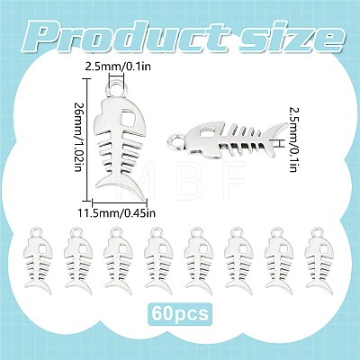 60Pcs Tibetan Style Alloy Pendants TIBEP-LP0001-05-1