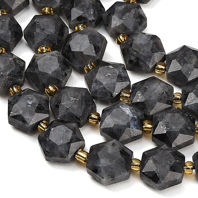 Natural Larvikite Beads Strands GG-CBA4A3B-B17-1