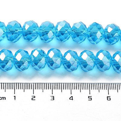 Glass Beads Strands GR12MMY-20L-1